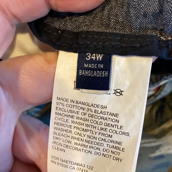 Nautica Island Print Shorts Size 34 - Picture 8 of 8